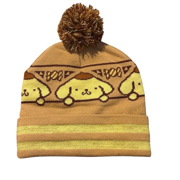 Pompompurin Striped Beanie NWT - Picture 2 of 2
